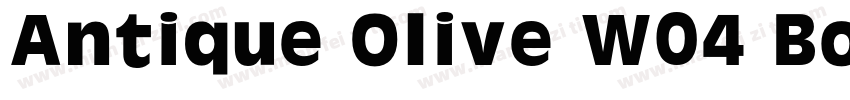 Antique Olive W04 Bold字体转换